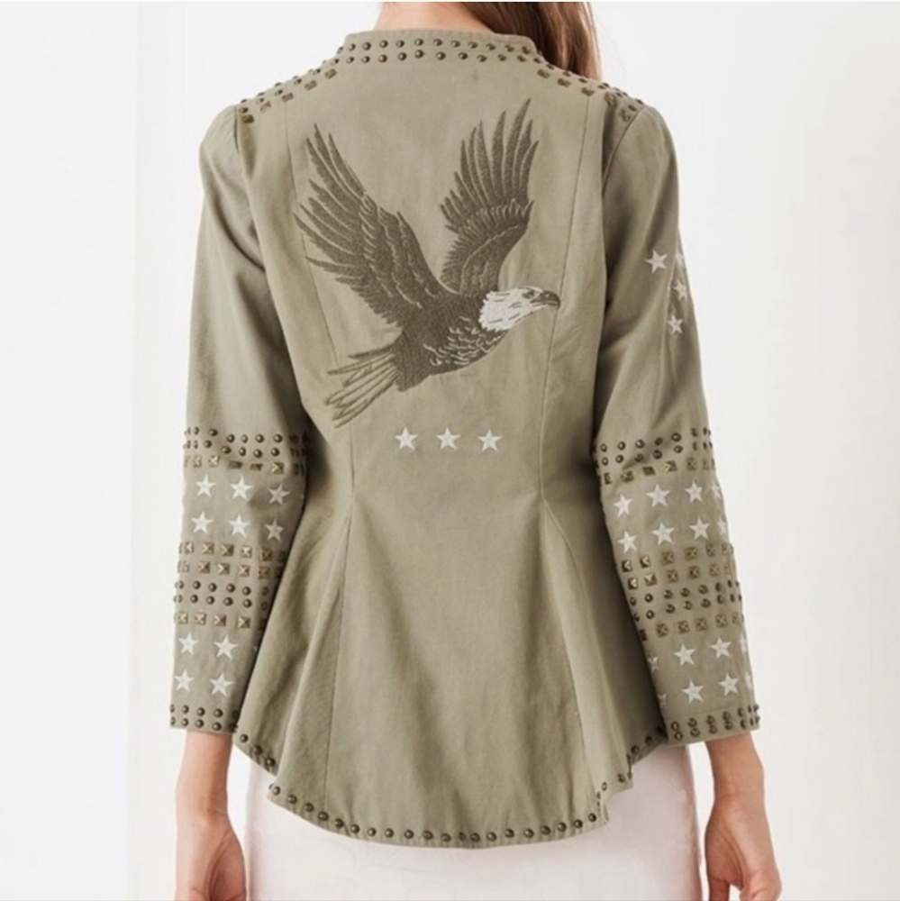 NWT Spell Eagle Back Jacket - Picture 3 of 6